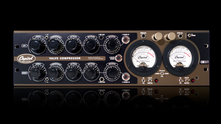 Preview of Capitol studios mastering faceplate design project
