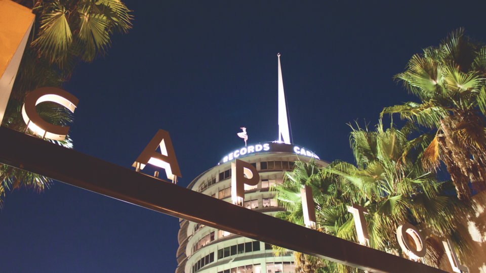 Capitol Records Building in Hollywood